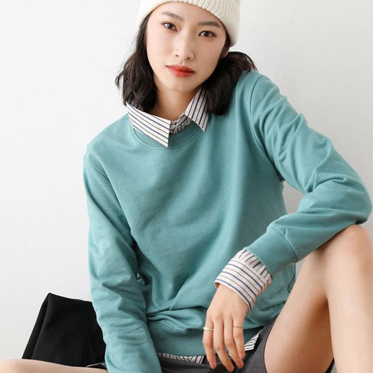 Thin Pullover Sweatshirt Fashion Autumn Designer Loose Crewneck Sweatshirt Harajuku Hoodie