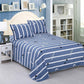 Home Textiles Bed Sheets Pillowcases Pastoral Style Patterns Simple Atmosphere Comfortable Soft Foldable and Washable