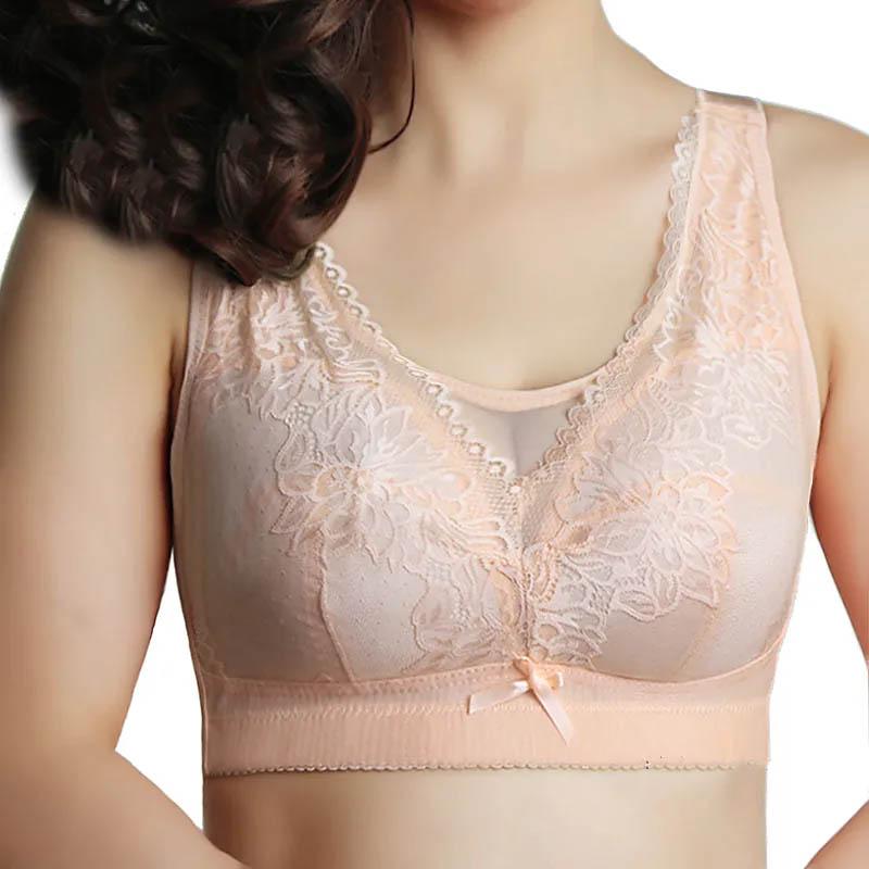 Ultra-thin Big Breasts Show Small Large Size Full Cup Text Gathers and Collects Auxiliary Breasts Without Sponge Soft and Skin-friendly Adjustable Bra