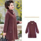 Imitation Mink Velvet Jacket Women's Mid-length Loose Large Size Temperament Woolen Coat Women's Thermal Cotton Jacket