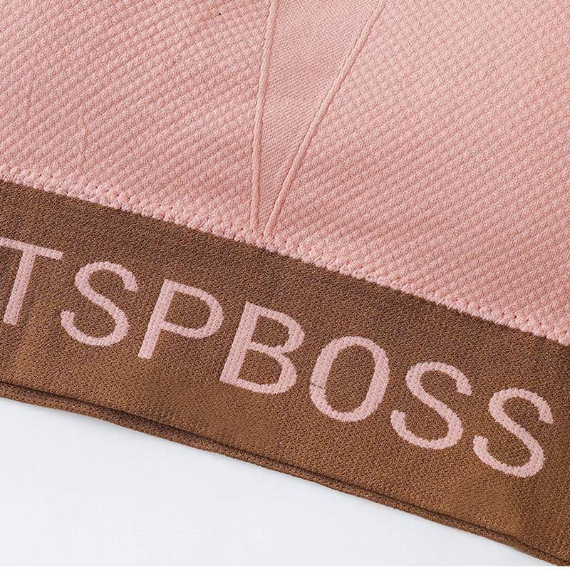 Korean Version of Sports Fitness Running Shockproof Tight Elastic No Steel Ring Yoga Beauty Back Tube Top Wrap Chest Anti-glare Bottoming Bra