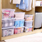 Home Transparent Storage Box Plastic Food Storage Box Baby Toy Clothes Storage Box