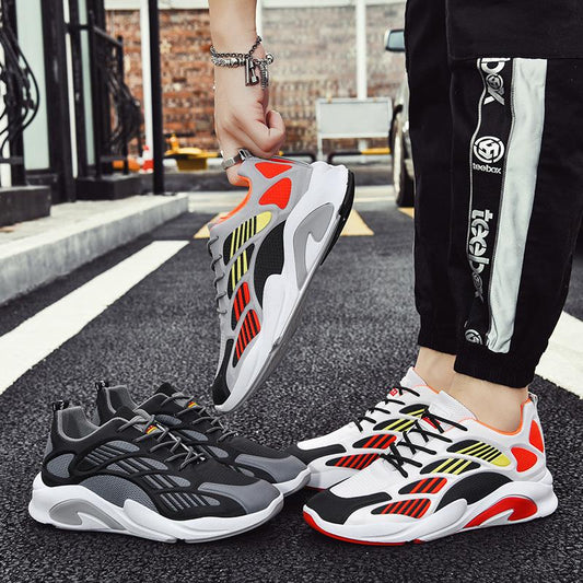 Spring New Men's Shoes Fashion Sports Shoes Trend Student Casual Shoes Breathable Running Shoes