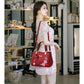 Big capacity European and American style Shoulder Handbag Trendy wild Patent leather bag