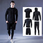 Men Sportswear Compression Sport Suits Quick Dry Running 5 Sets Sports Joggers Training Gym Fitness