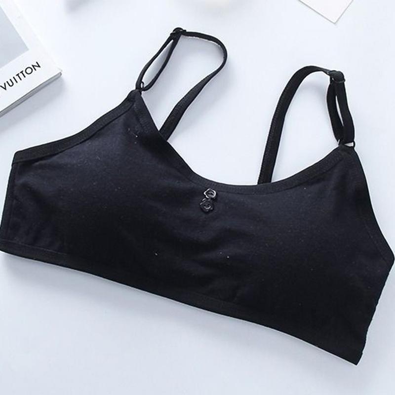 Girls Cotton Bra Puberty Teenage Breathable Undewear Kids Clothes Children Vest Training Bra