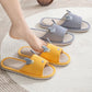 Cotton Linen Slippers Home Indoor Linen Slippers Female Spring and Autumn Non-slip Net Celebrity Cute Thick-soled Slippers