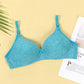 Small Size Thin Section Gathered Bra Sexy No Steel Ring To Close The Auxiliary Breast Anti-sagging Stereotype Adjustment Light and Breathable Bra