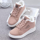 Women Winter High-top Cotton Shoes Women's Fleece Sports Thickening Warm Casual Shoes