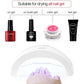 Gel Polish Nail Art Manicure Tools Kit UV LED Nail Lamp Dryer Nail Set Kit Gel Varnish Set