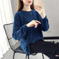 Autumn and Winter Mink Velvet Sweater Loose Casual Jacket Fashion Knitted Blouse