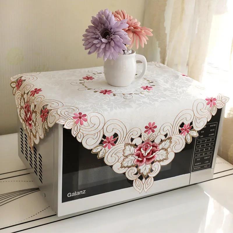40*80cm Microwave Oven Cover Dust Cover Cloth Cover Oil Cover Cloth Oven Cover Three Sides All-inclusive