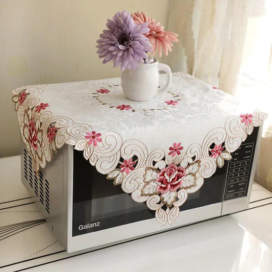 40*80cm Microwave Oven Cover Dust Cover Cloth Cover Oil Cover Cloth Oven Cover Three Sides All-inclusive