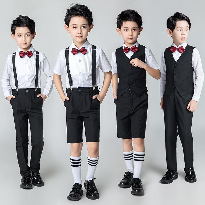 Children's Dresses Boys Flower Girls Boys Costumes Piano Suits Suits Small Host Suits Wedding Summe