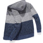Autumn and Winter Cardigan Hooded Sweater Men's Color Matching Loose Long-sleeved Sweatshirts Men's Sweater Coat
