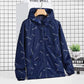 Men's Spring and Autumn Youth Jacket Men's Hooded Solid Color Jacket Casual Loose Large Size Sports Men's Thin Jacket