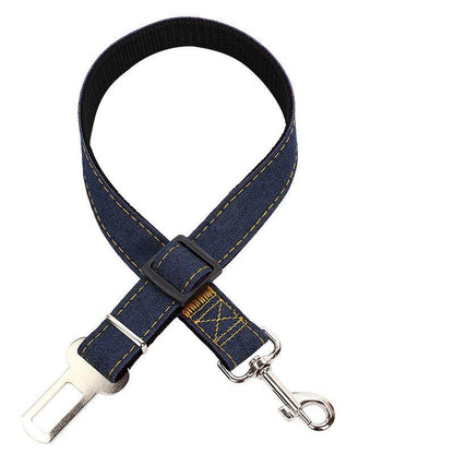 Adjustable dog safety car harness, dog seat belt-durable car dog seat belt-dog car seat belt, large dog, medium and small dog seat belt