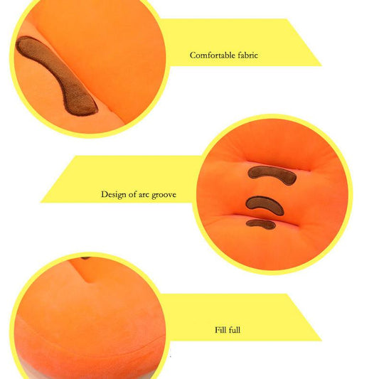 Car Cushion 1pc Plush Soft Cotton Pad Cartoon Comfortable Car Cushion Non-slip Breathable Car Cushion