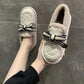 Cotton Shoes Women's Winter Wear Plus Velvet Korean Warm Snow Boots All-match Flat Bottom and Cotton Shoes