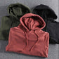 2021 New Plus Velvet Hooded Coat Europe and American Autumn and Winter Men's Casual Hoodie