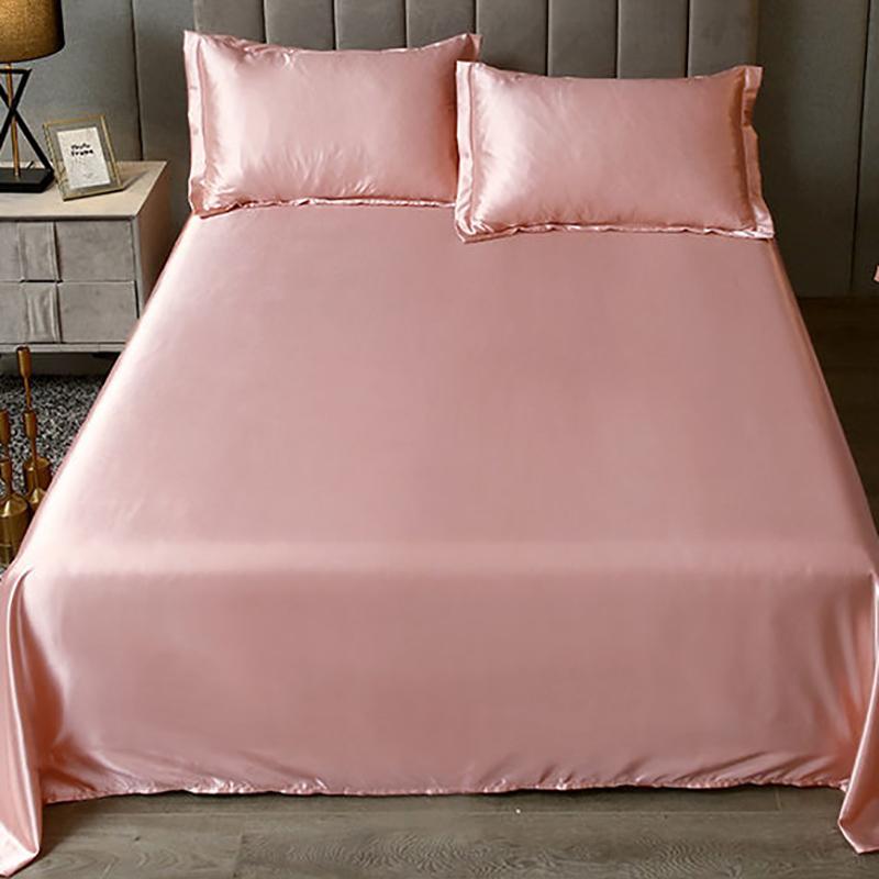 Skin-friendly Home Ice Silk Sheets Silky Summer Student Dormitory Sheets