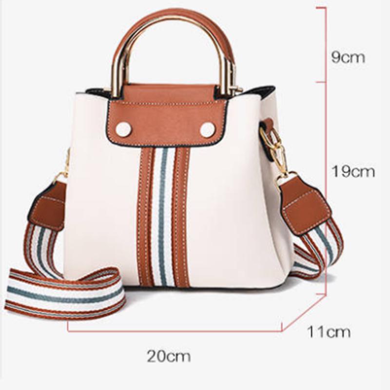 Women Three-layers Waterproof  Crossbody Bag Genuine Leather Hand Bag Multifunction Shoulder Bag