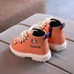 Children's Martin Boots Girls Autumn Little Fresh Sewing Flowers Princess Boots Children Solid Color Casual Short Boots
