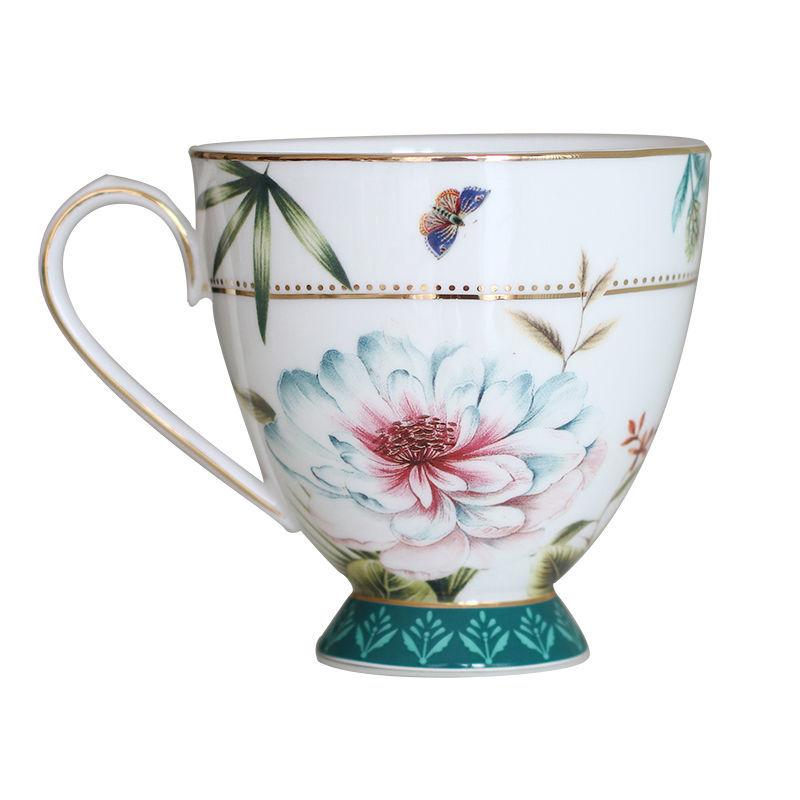 Bone China Mug Water Cup Gift Ceramic Coffee Cup Small Luxury European Style Set