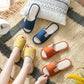 Home Four Seasons Couples Fabric Slippers Non-slip Slippers