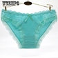 6 Pcs/Lot Cotton floral Lace Panties Everyday Briefs Lingerie woman underwear thongs