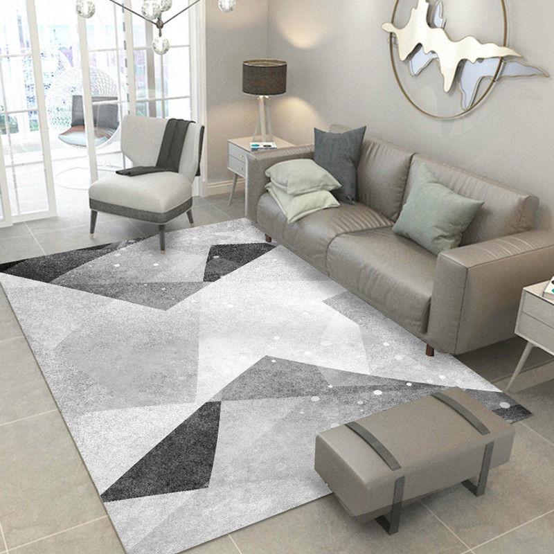 Geometric Ins Style Carpet Living Room Sofa Coffee Table Cushion Bedroom Full Room Layout Household Cushion Floor Mat