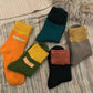 Five Pairs of Socks Men's Winter Tube Socks Fashion Striped Towel Socks Plus Velvet Thick Warm Terry Socks