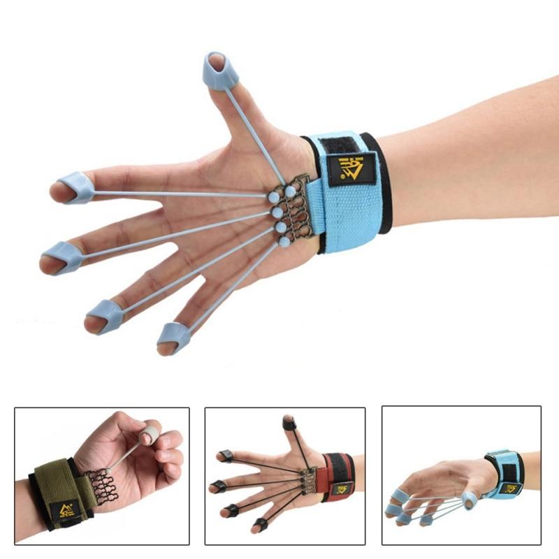 Finger Expander Finger Trainer Finger Exerciser Resistance Bands Fitness Finger Force Grip Device Hand Training