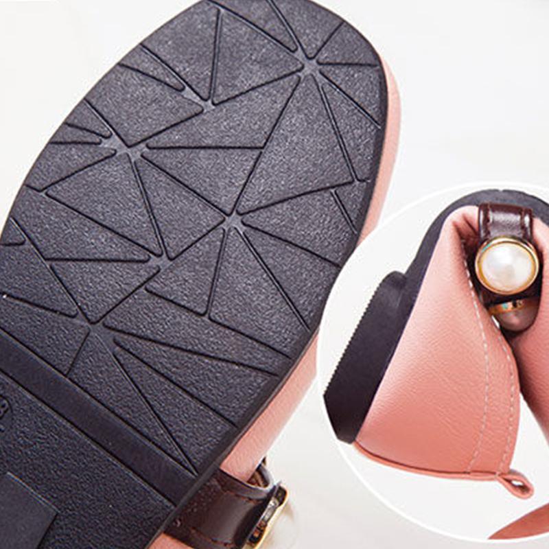 2021 Spring and Autumn Models Girls Shoes Leather Shoes Autumn Little Girls Princess Shoes Children Single Shoes Big Kids Students