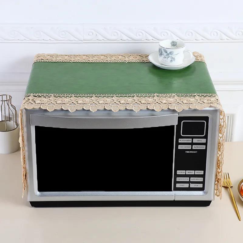 Leather Microwave Oven Dust-proof, Waterproof and Oil-proof Cover Towel Oven Universal Protective Cover 35*100cm