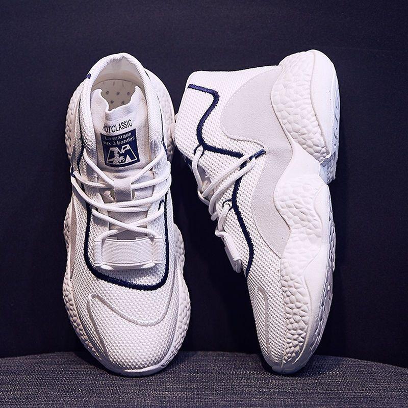 High-top Sneakers Female Students Korean Version of The Wild Harajuku Daddy Shoes Women Casual Running Shoes Women's Single Shoes