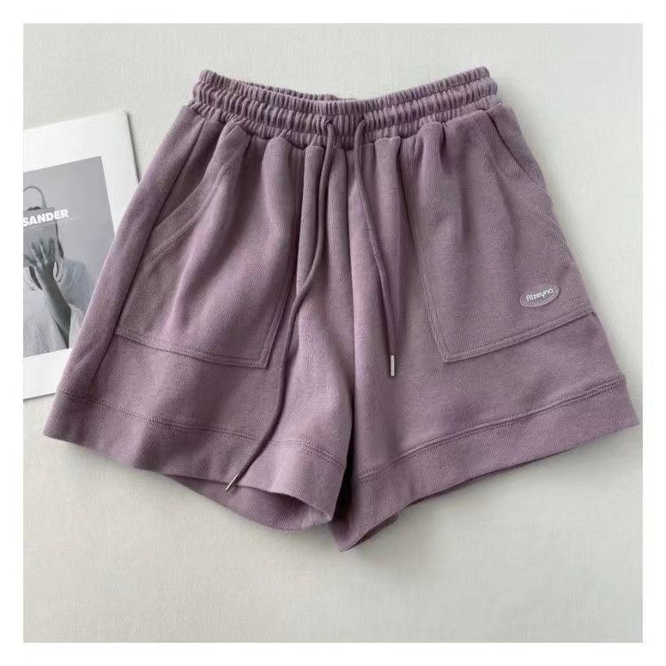 High Waist Casual Sports Shorts Women's Summer Loose Wide Leg A-line Pants Trend