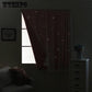 Blackout curtains bedroom paste paste punch magic curtain finished garden rental