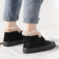 Winter Cotton Shoes Women Korean Version of Wool Shoes Warm and Velvet Thick High-top Canvas Shoes