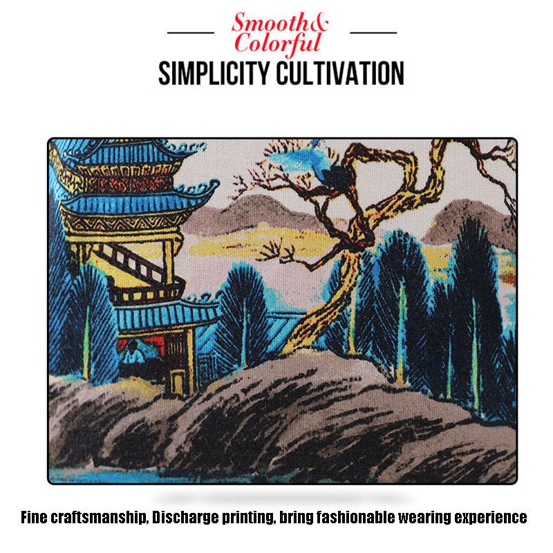 Autumn Winter 3D Printed Woolen Sweater Vintage Knit Bottoming Sweater Warm Plus Size Wool Blend Jumper Tops