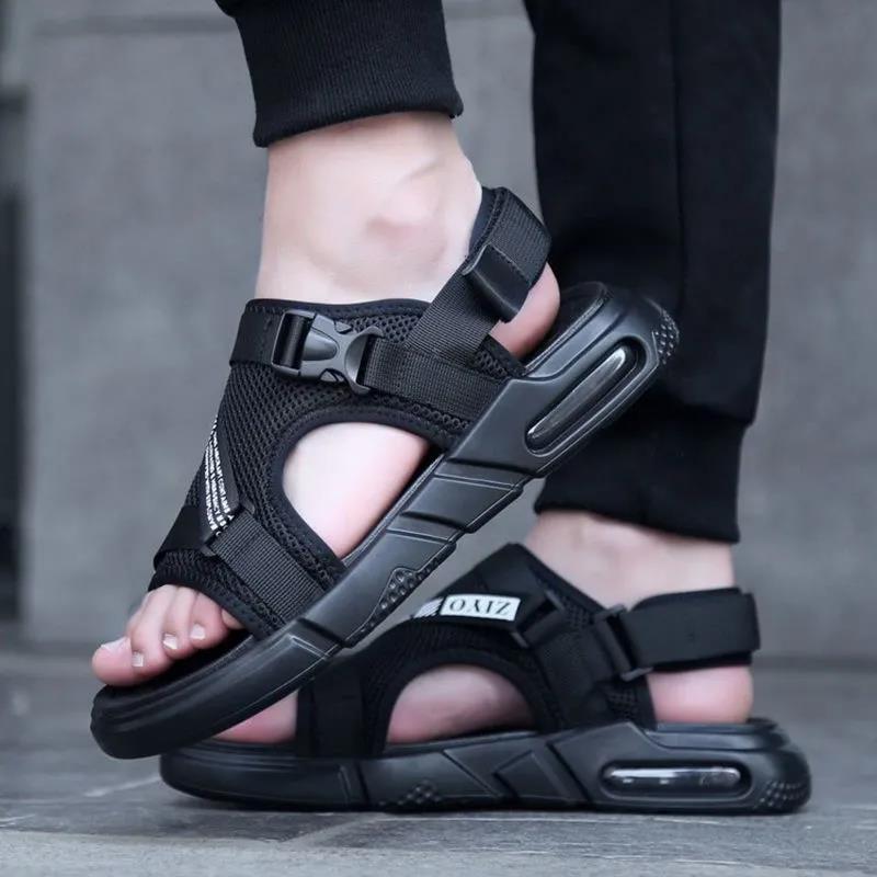 All-match Cushion Sandals Men's Summer Sandals Moisture Sweat-proof Leisure Sports Beach Shoes