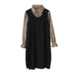 Mid-length Sweater Women's Pullover Fall/winter Shirt Collar Dress Fall/winter Knitted Bottoming Shirt Ladies Temperament Sweater Dress