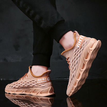 Running Shoes Blade Cushioning Sneakers for Men Breathable Outdoor Athletic Training Walking Sneaker