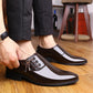 British Men's Leather Shoes Increase Formal Wear Business Shoes Cover Foot Casual Wedding Shoes