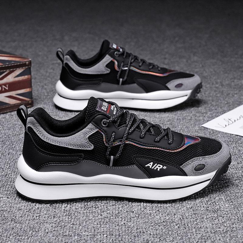 Summer Breathable Casual Shoes Korean Style Trendy Sail Men's Cloth Shoes All-match Bloggers Must Push Men's Sneakers