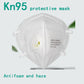 Civilian Mask with Breathing Valve Filter High Efficiency Filtration Mouth Mask Dust KN95 Mask