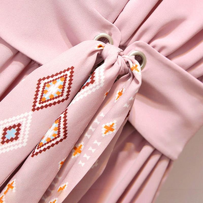 Skirt Women French Retro Strapless Waist Dress Waist Thin Women's Waist A-line Strapless Dress Short Sleeve One-shoulder Neckline
