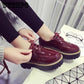 High Quality Womens Low Heels Fashion Patent Leather Ladies Flat Shoes Slip on Womens Oxford Shoes