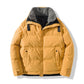 Winter Warm Coat Men Thick Streetwear Jacket Man Cotton Parka Fleece Stand Collar Overcoat
