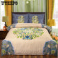 Home Textile Autumn Dark-color Flower Series Bed Linens 4pcs Bedding Sets Bed Set Duvet